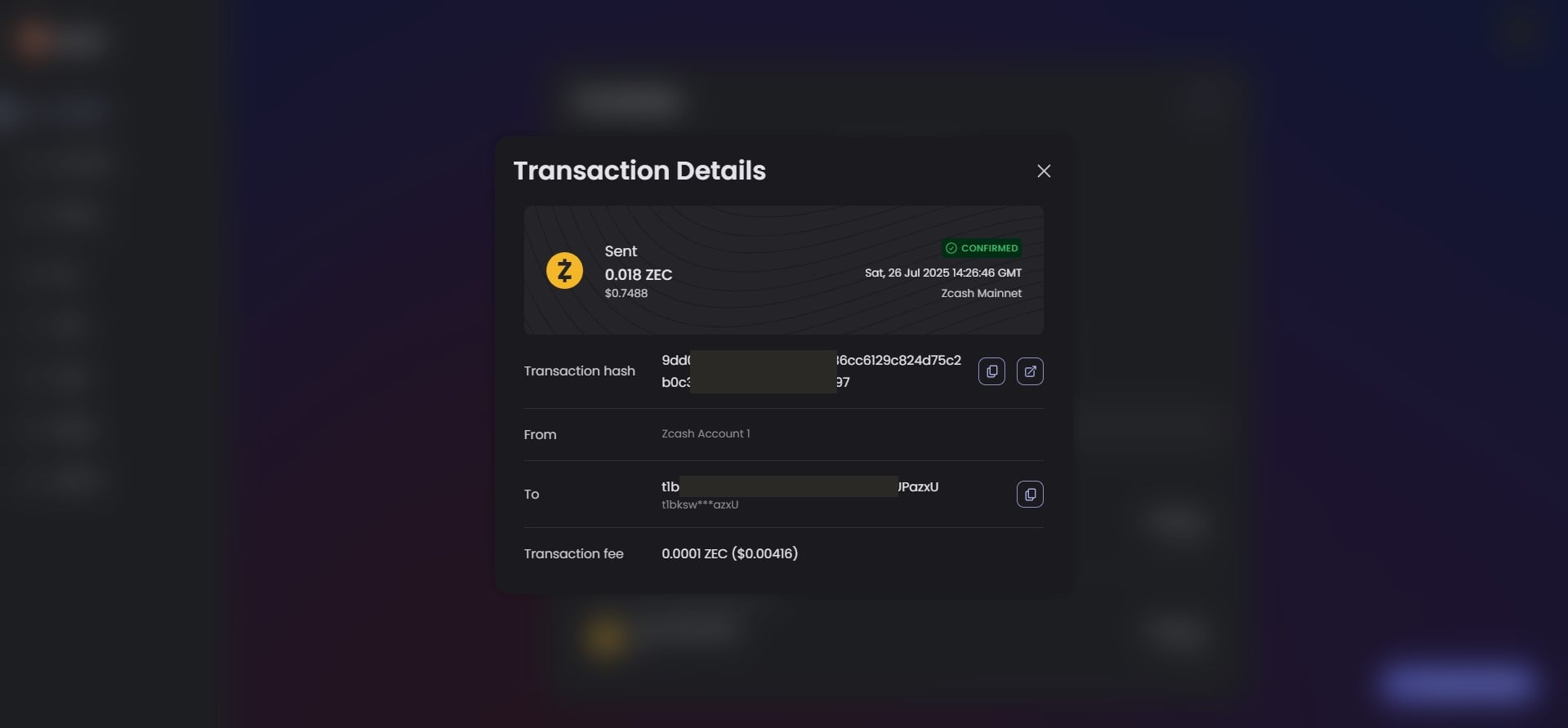 r/zec - Getting Started with Brave Wallet for Zcash: A Step-by-Step Walkthrough with Real Transactions and Screenshots (Part 2)|750xauto